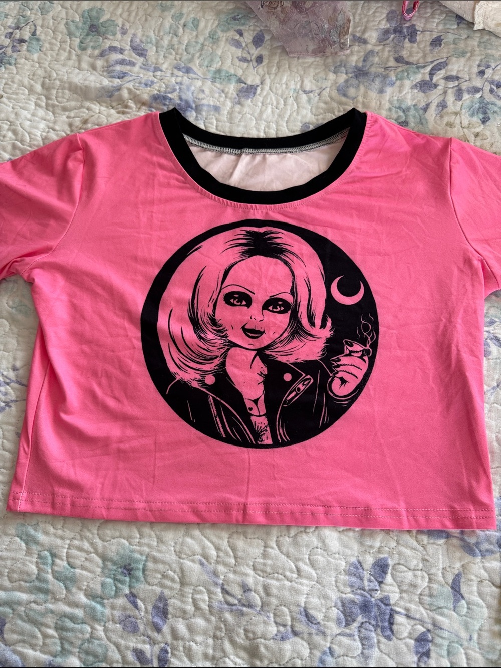 Bride of Chucky Tiffany Crop Top